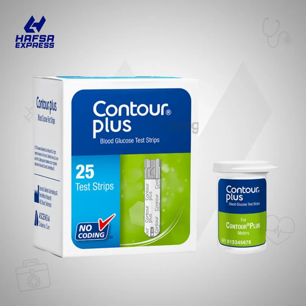 Contour Plus One Blood Glucose Test Strip-image